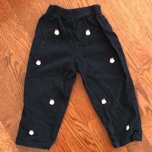 Santa corduroy navy pants 3t